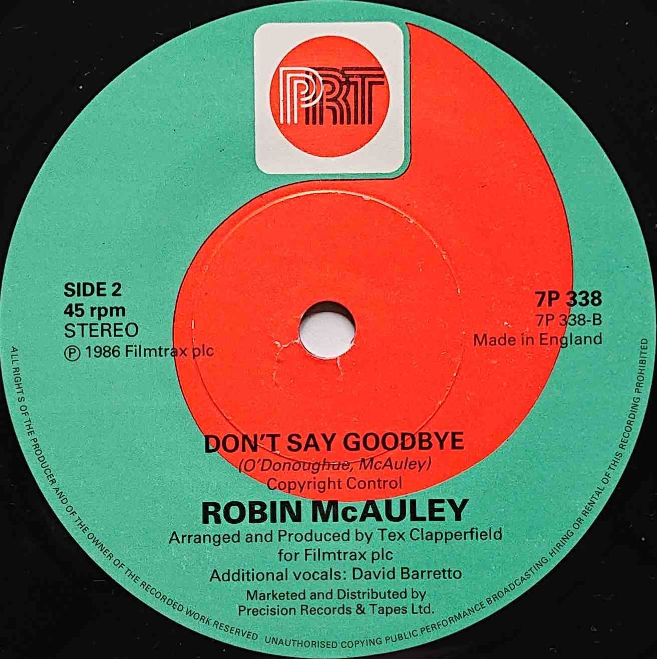 7 P 338 Eloise P Ryan / McMcAuley / O'Donoughue Label